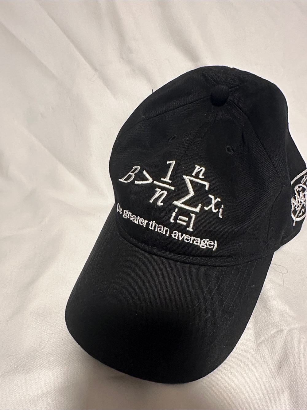 triangl swimwear Black Embroidered Formula Baseball Cap